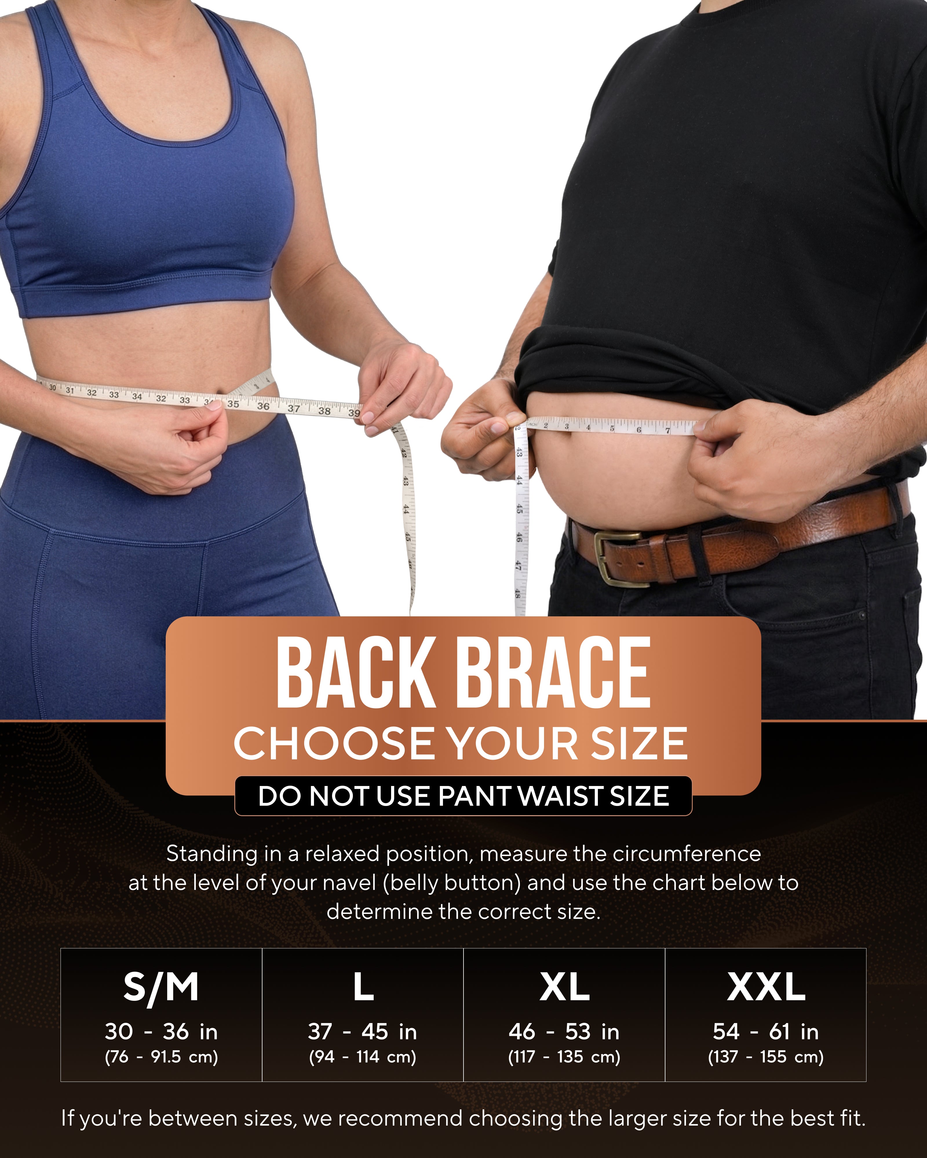 Copper Compression Lower Back Brace