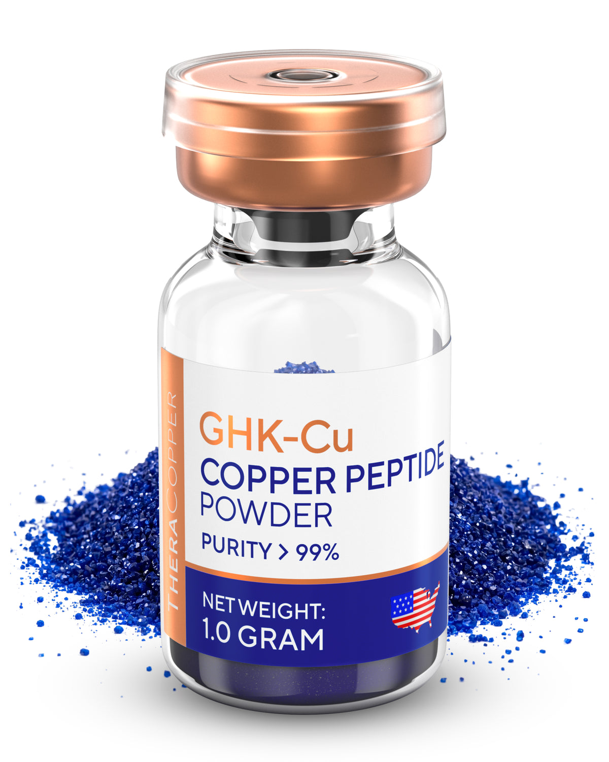 GHK-Cu Pure Copper Peptide Powder (1g)
