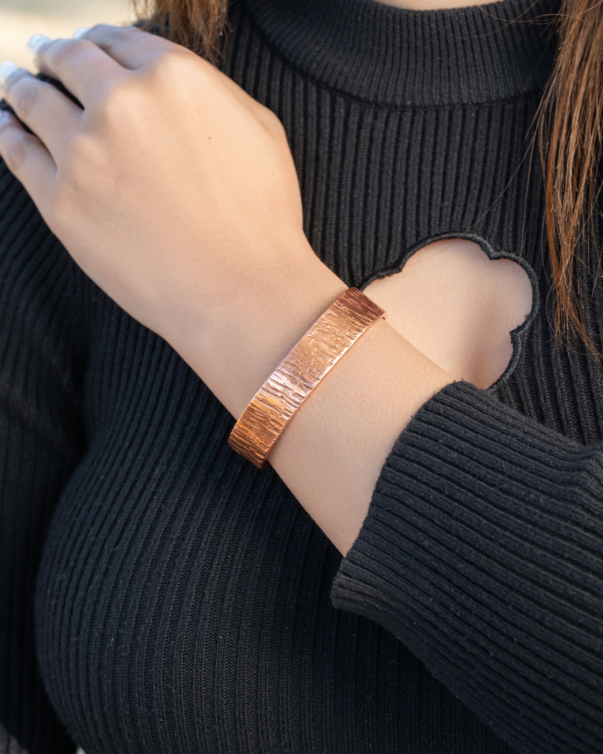 Pure Copper Cuff Bracelets – Timber