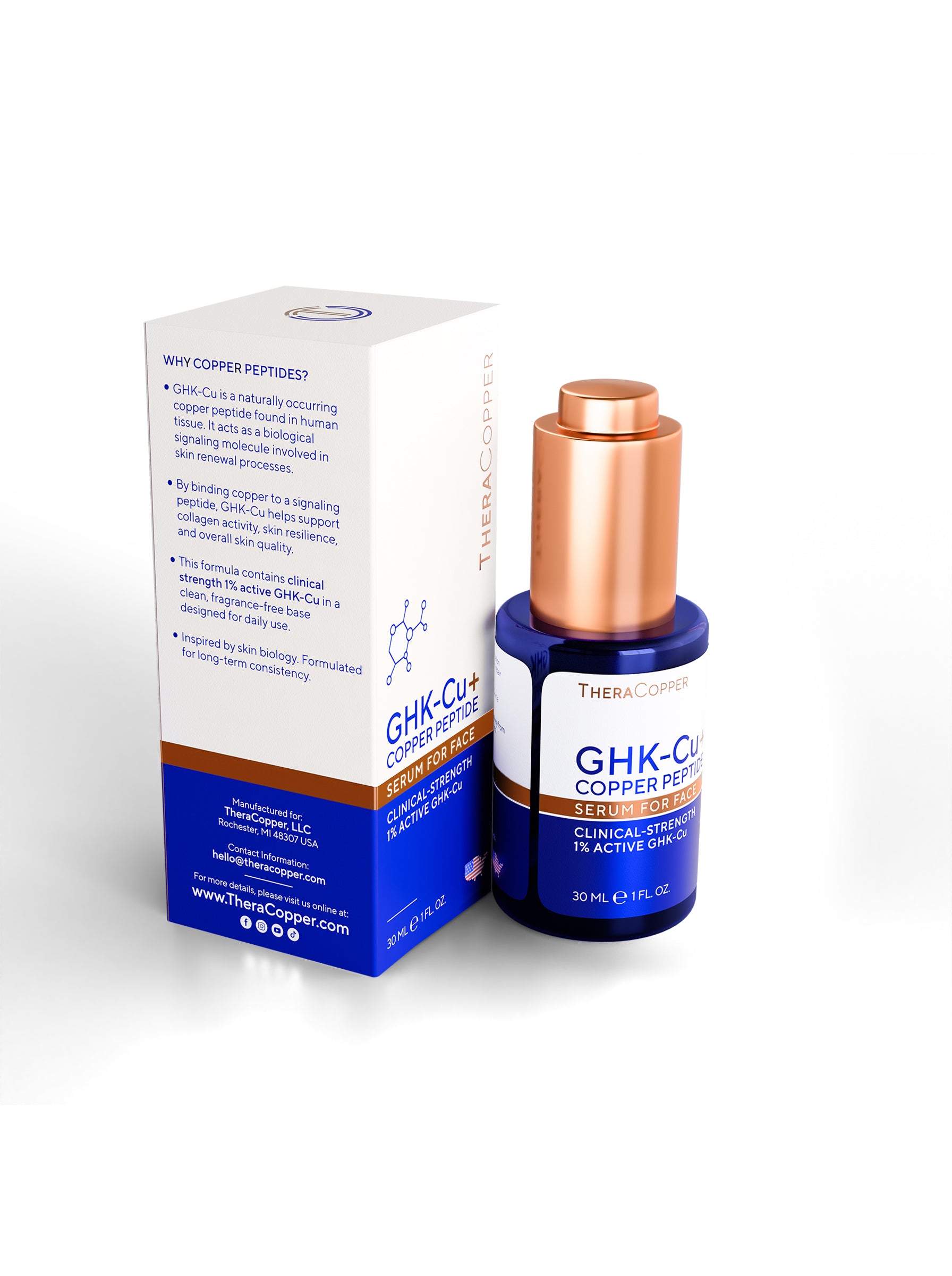 GHK-Cu Copper Peptide Face Serum