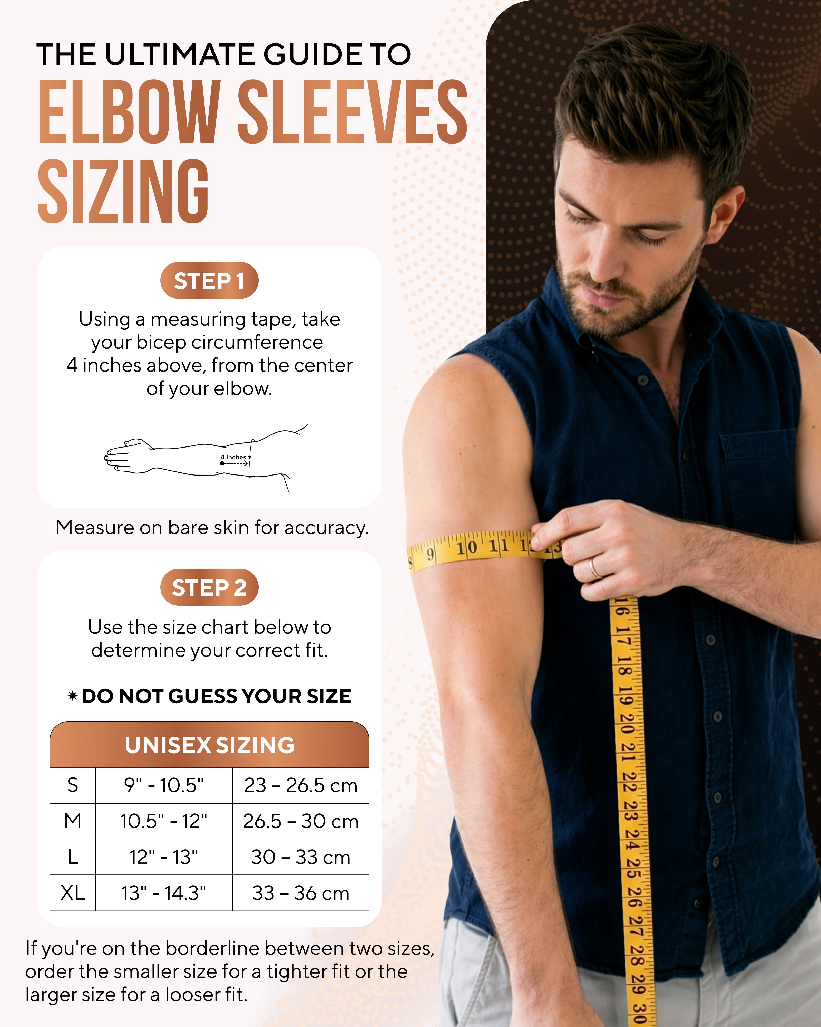 Copper Compression Elbow Sleeves (2 Pack)