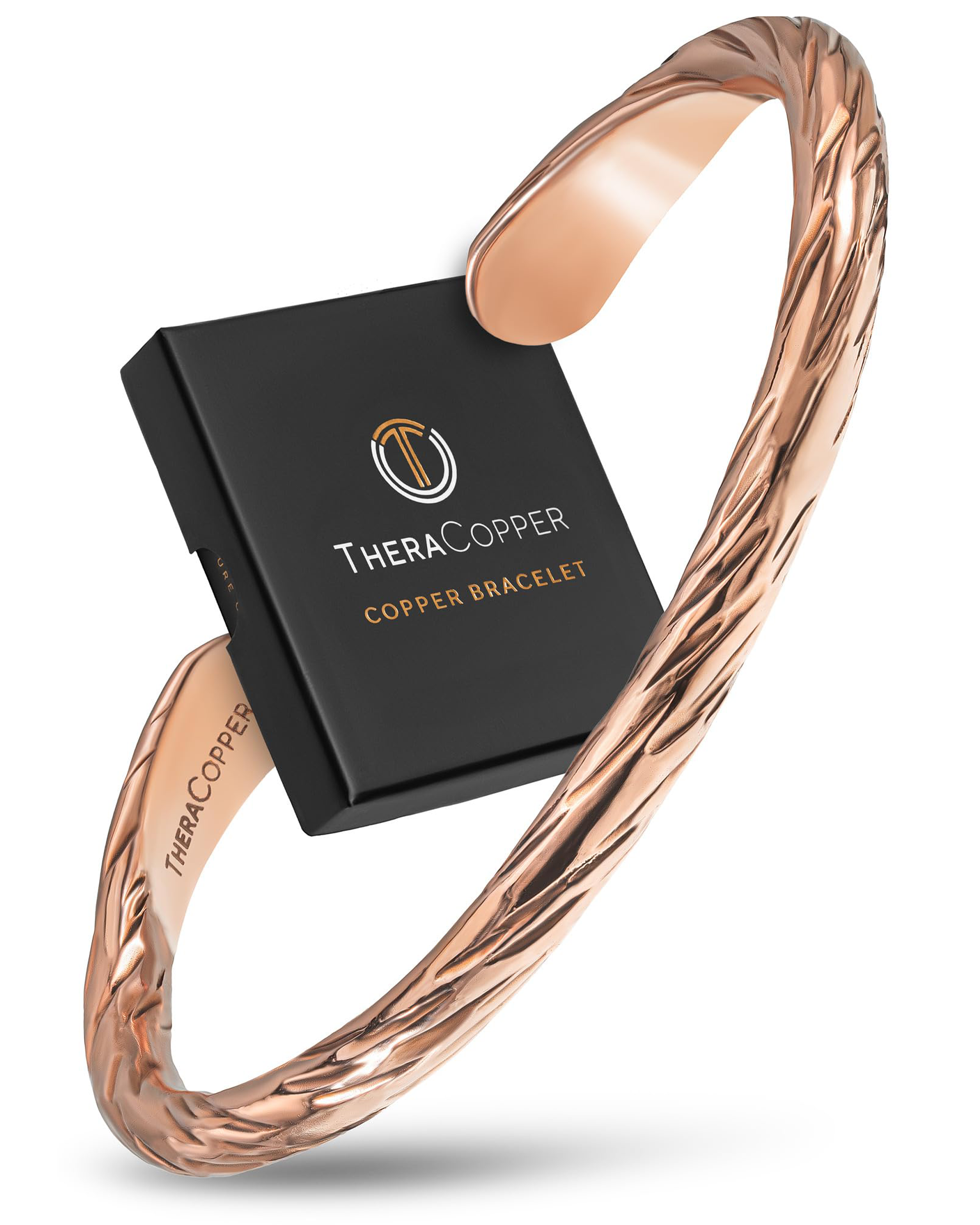 Pure Copper Cuff Bracelet – Distressed