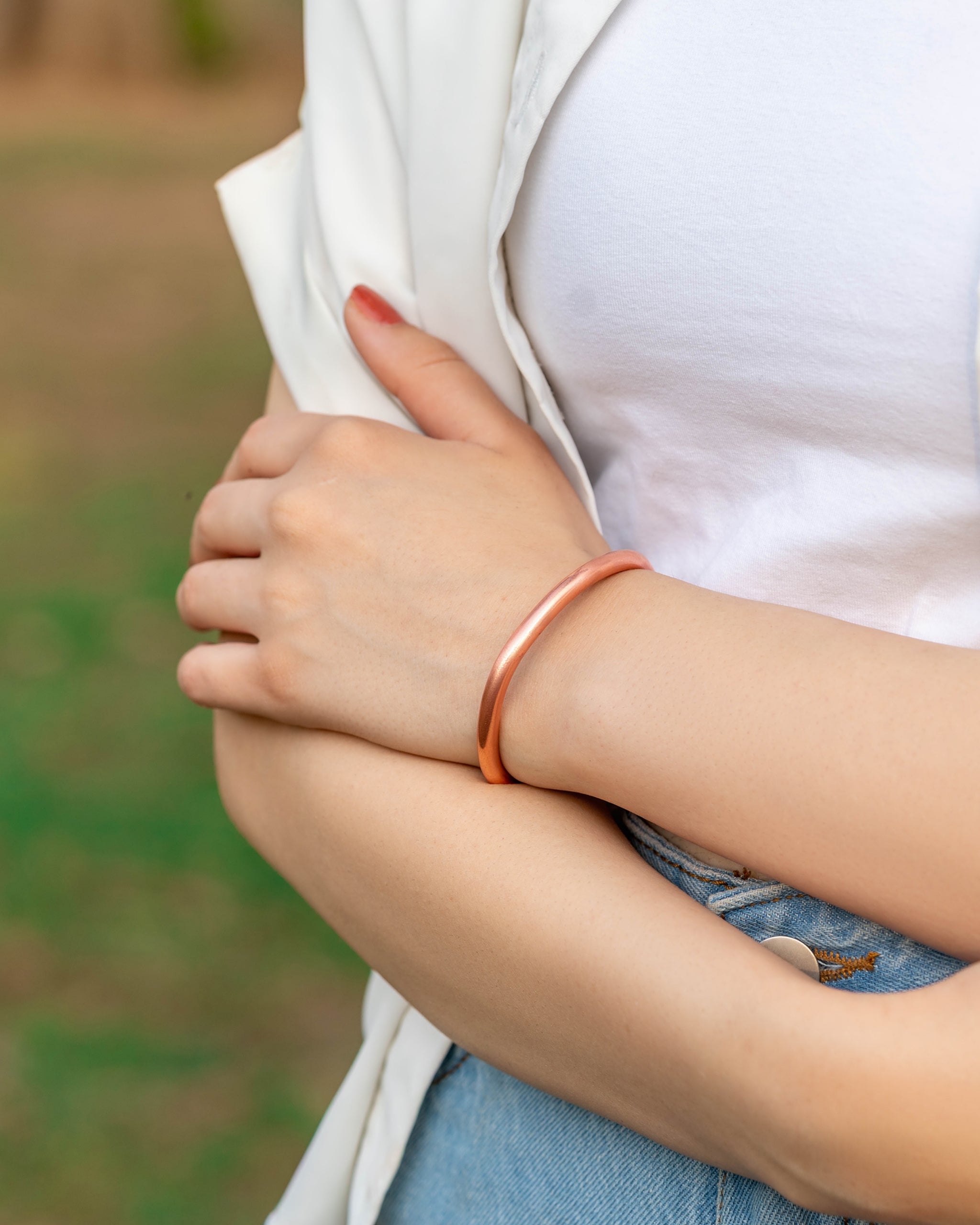 Pure Copper Cuff Bracelets – Barrel