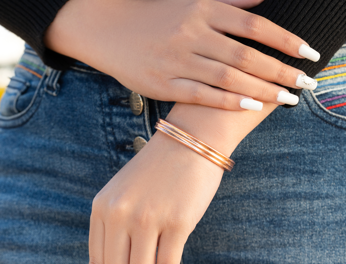 Pure Copper Cuff Bracelet – Tier