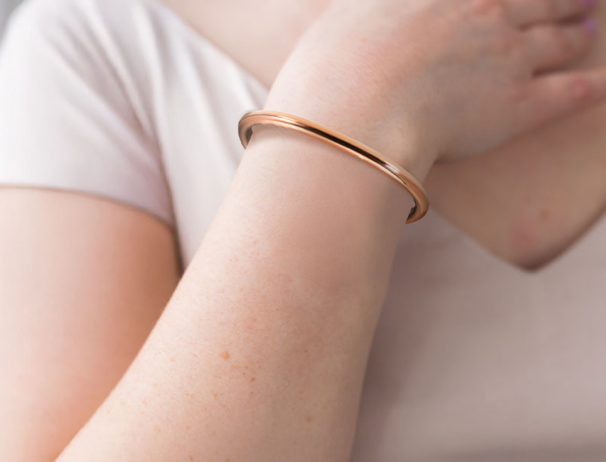 Pure Copper Cuff Bracelet – Barrel