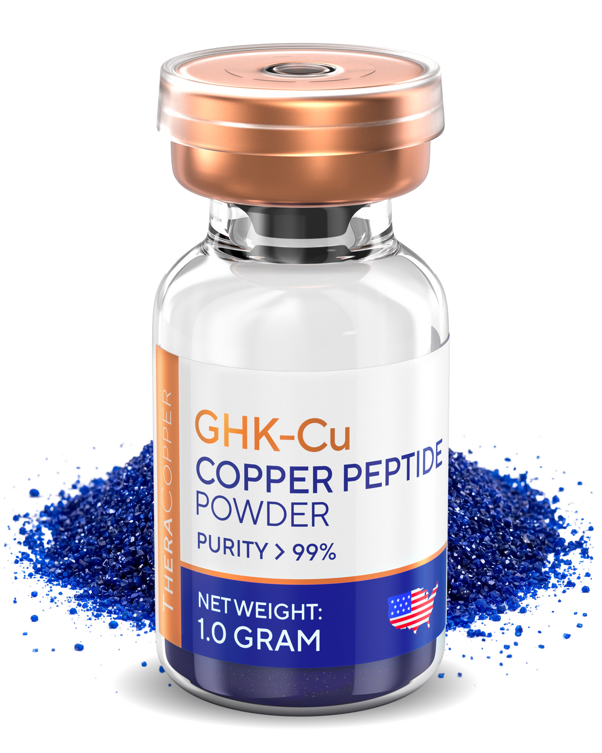 GHK-Cu Pure Copper Peptide Powder (1g)