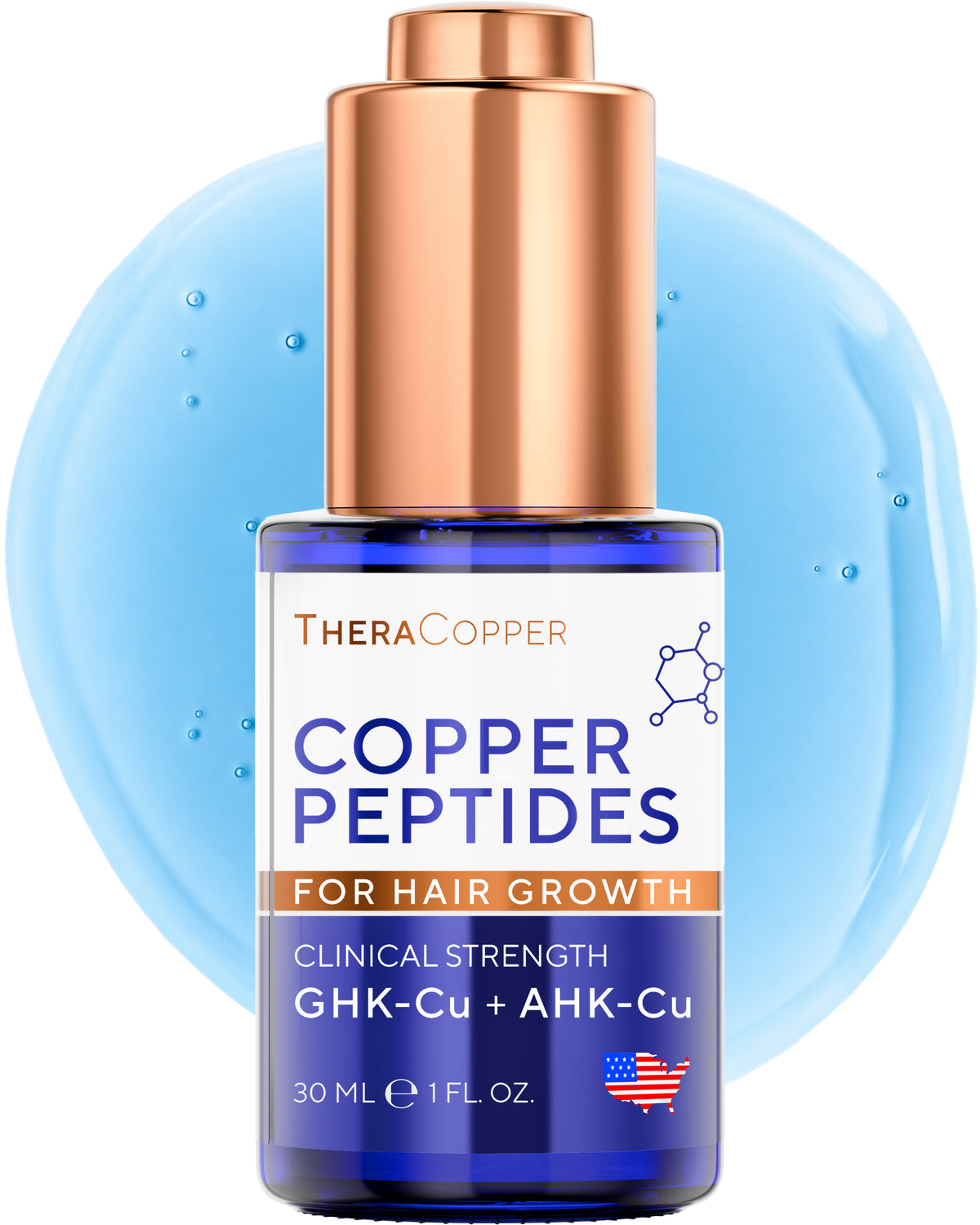 Copper Peptide Hair Serum (GHK-Cu &  AHK-Cu)